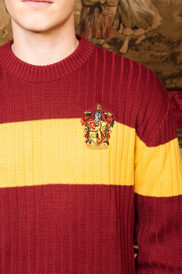 Gryffindor Quidditch sudadera con capucha sudadera Harry Potter Inspirado  con capucha Sweater – Jersey de punto, unisex, Maroon (Yellow Ink), Grande  : : Ropa, Zapatos y Accesorios