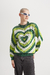 Cartoon Network Powerpuff Girls Buttercup Heart Sweater - This Is Feliz Navidad