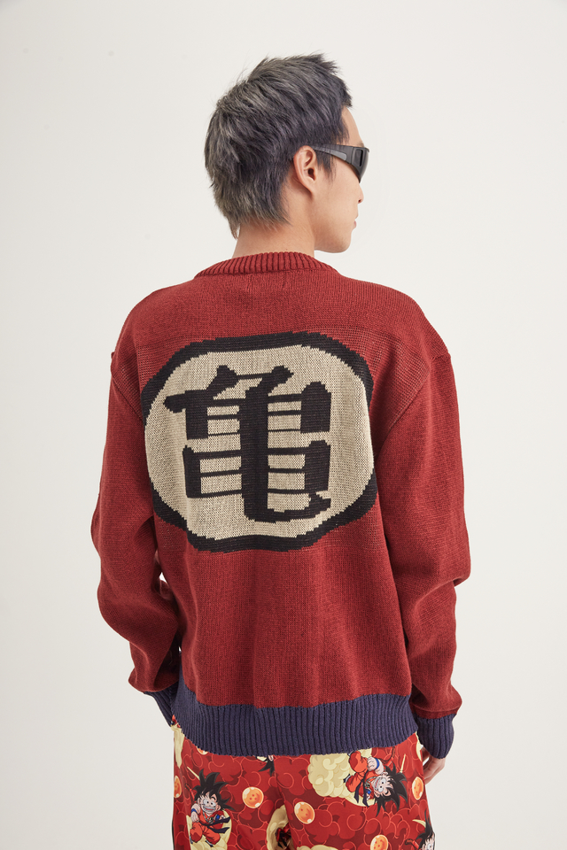 Dragon Ball Goku Kanji Sweater This Is Feliz Navidad