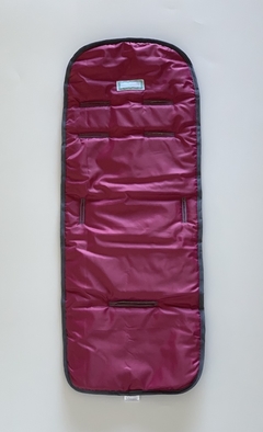 Cobertor para Silla de Comer Rosa Frambuesa y Gris - tienda online