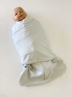 Bolsita de Dormir Swaddle de Algodón Gris