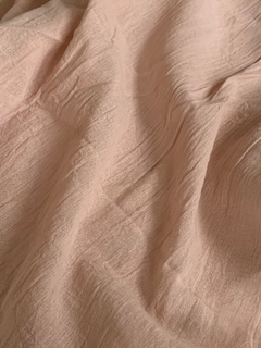 Manta XL de gasa de algodón simple Rosa - comprar online