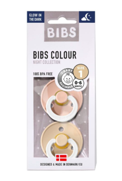 Bibs NIGHT x 2 - 0 a 6 meses - Vanilla & Blush