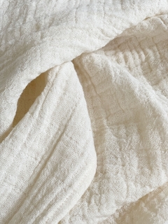 Imagen de Manta XL de gasa de algodón doble Natural