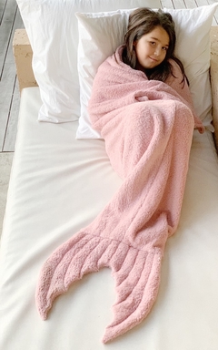 Manta Sleeping Bag Sirena piel rosa viejo - comprar online