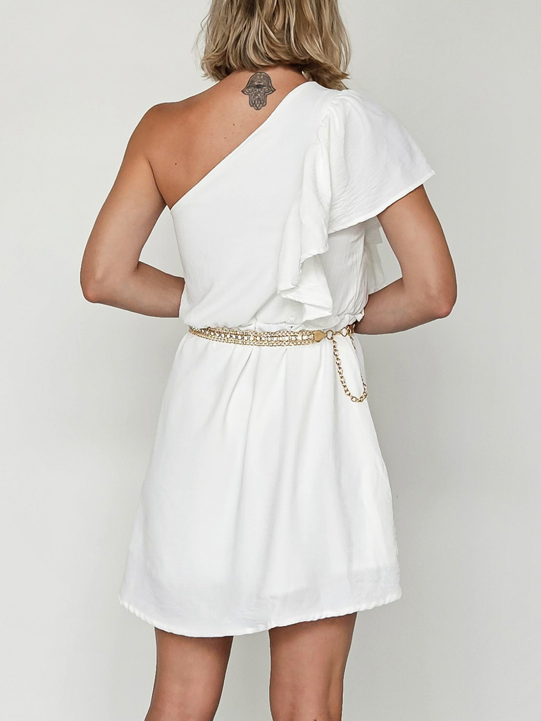 Comprar vestido blanco corto sale