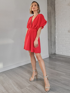Vestido Runa Corto Rojo - tienda online