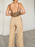 Pantalon Brie Camel - tienda online