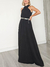 Vestido Jade Negro Largo - comprar online