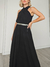 Vestido Jade Negro Largo - tienda online