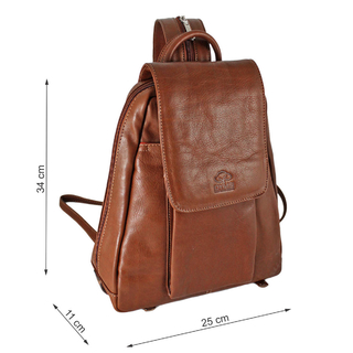 Mochila DYMS cuero con solapa - A 983 - DYMS