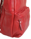 Mochila cuero con amplio bolsillo frontal - A 2554 - DYMS