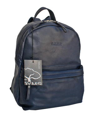 Mochila cuero con amplio bolsillo frontal - A 2554 - tienda online