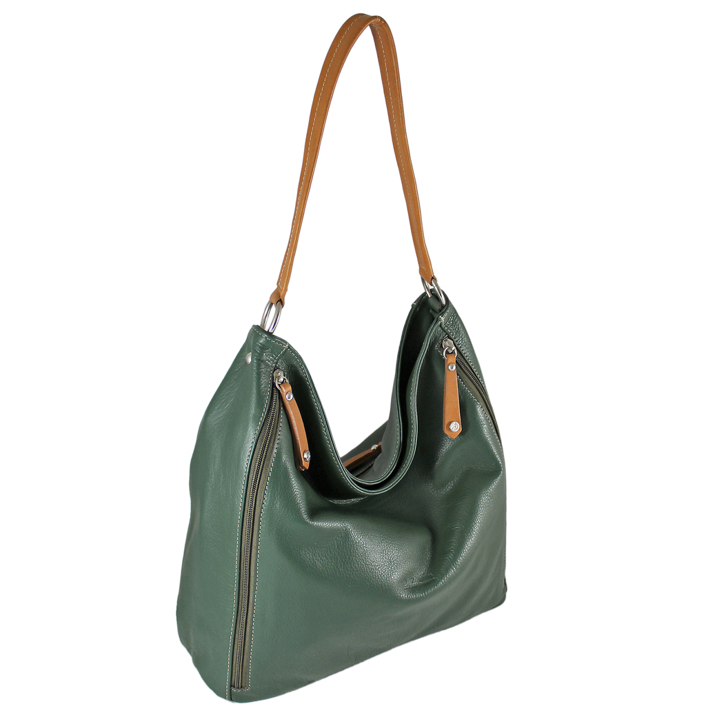 Cartera DYMS dos cierres frente cuero ART. 4376