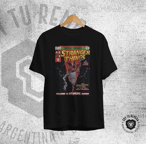 Remera Stranger Things Comic Demogorgon