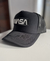 Gorra Trucker Nasa - Horizontal negro bordada