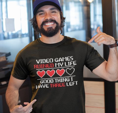 Remera - Video Games Ruined my life
