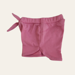Short algodón con lazo rosa - comprar online
