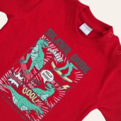 Remera dinos rojo - comprar online