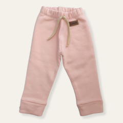 Pantalón frisa Oasis rosa bebé
