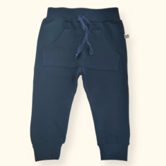 Pantalón algodón elastizado BRUNO azul