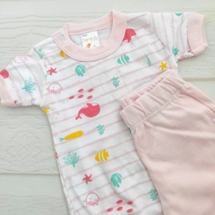Short algodón MURANO rosa bebé - comprar online