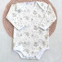 Body BARRY lunas natural talles 12 a 24 m