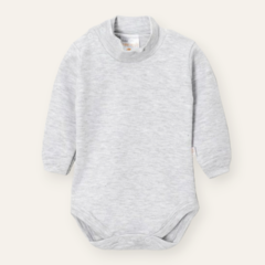 Body media polera gris melange