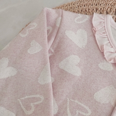 Campera frisa corazones en internet