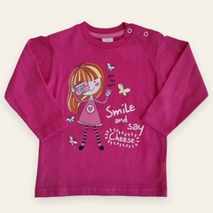 Remera nena smile