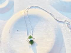 Colar Nia quartzo-verde