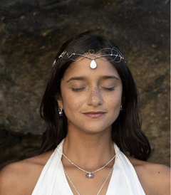 Headpiece Prana madrepérola - MIMPPY - Jóias em Prata e Semijóias | Acessórios Femininos com Cristal e Pedras Naturais