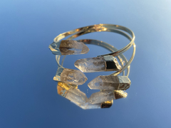 Bracelete Queen Cristal Ouro - MIMPPY - Jóias em Prata e Semijóias | Acessórios Femininos com Cristal e Pedras Naturais