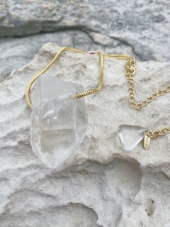 Colar Gaia Oro - MIMPPY - Jóias em Prata e Semijóias | Acessórios Femininos com Cristal e Pedras Naturais