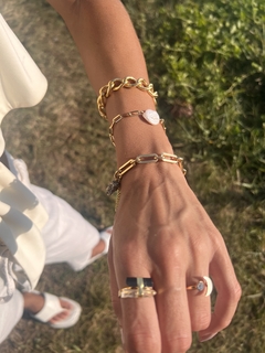 Pulseira Brisa Pérola Barroca ouro - MIMPPY - Jóias em Prata e Semijóias | Acessórios Femininos com Cristal e Pedras Naturais