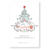 Arbol y Líneas Postal - Tarjetas para Navidad y Fin de Año