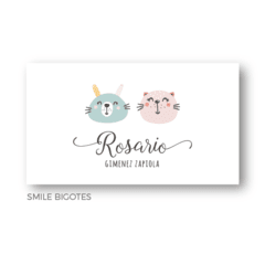 Bigotes Smile - Tarjetas Infantiles - comprar online