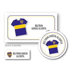 Camiseta Fútbol Equipos - Etiquetas Escolares - Gráfica 21