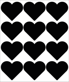 Corazón - Etiquetas Pizarrón en internet
