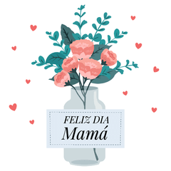 Florero - Cartel en Vinilo día de la madre - comprar online