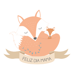 Mamá Fox - Cartel en Vinilo día de la madre