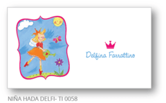 Niña Hada Delfi - Tarjetas Infantiles - comprar online