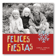 Felices Fiestas con Foto Box - Tarjetas para Navidad y Fin de Año