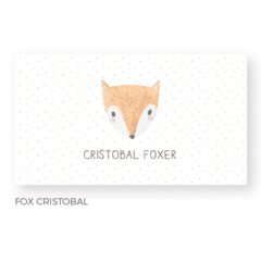 Fox Cristobal - Tarjetas Infantiles - comprar online