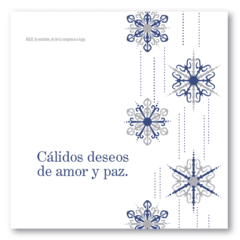 Hielo en Color Azul Box - Tarjetas para Navidad y Fin de Año