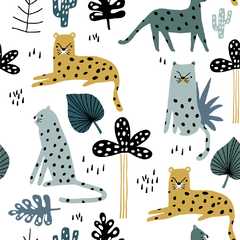 Leopardos de Colores - Empapelado - comprar online
