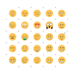 Emojis Flat - Stickers
