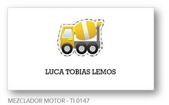 Mezclador Motor - Tarjetas Infantiles - comprar online