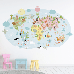 Mundo Animal - Vinilo Decorativo - comprar online