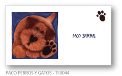 Paco Perros y Gatos - Tarjetas Infantiles - comprar online